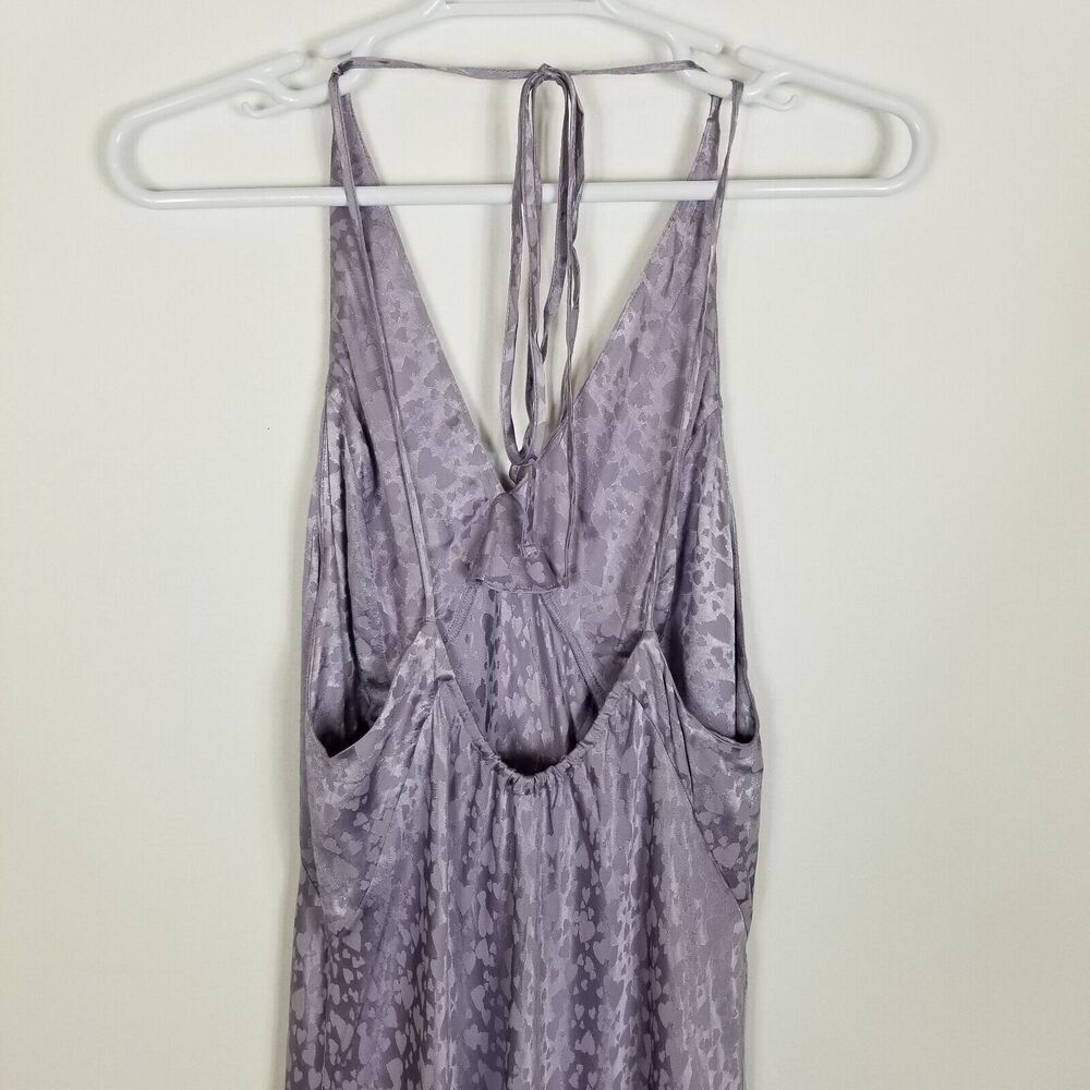Topshop Lavender Purple Satin Maxi Dress - Picture 5 of 10